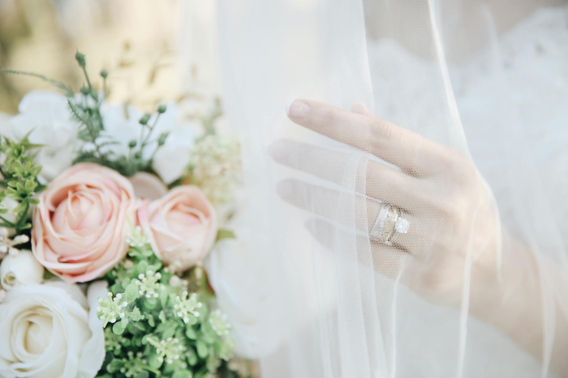 close up photo of woman with engagement rings